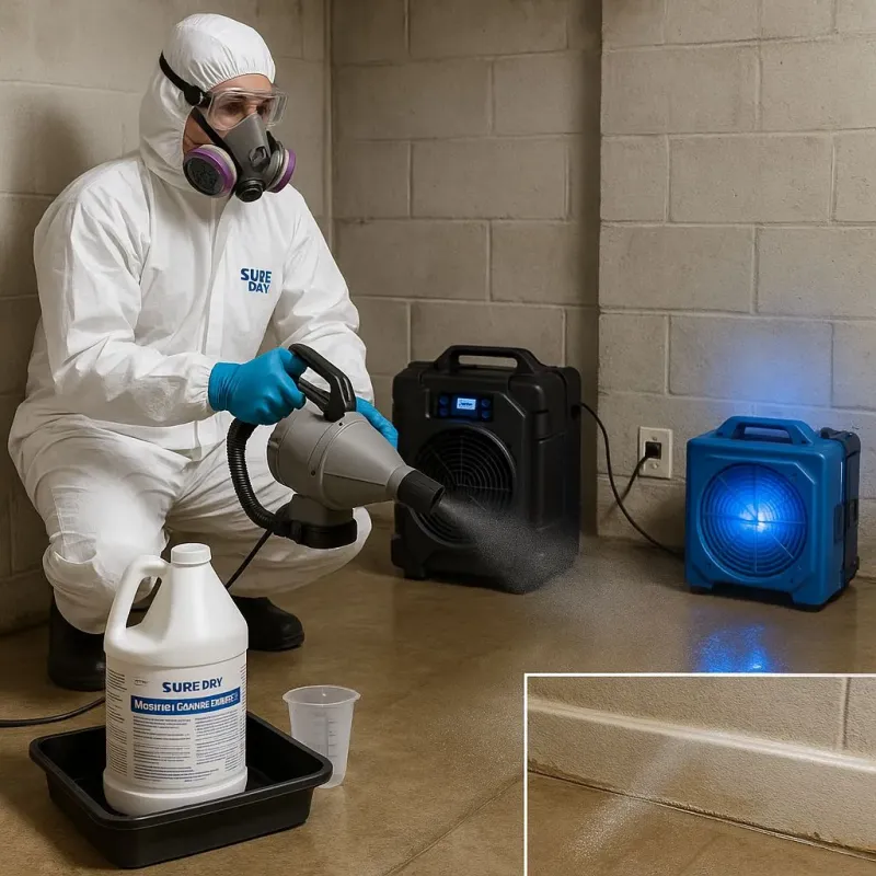 Sanitization and Odor Removal process in Ludington, MI
